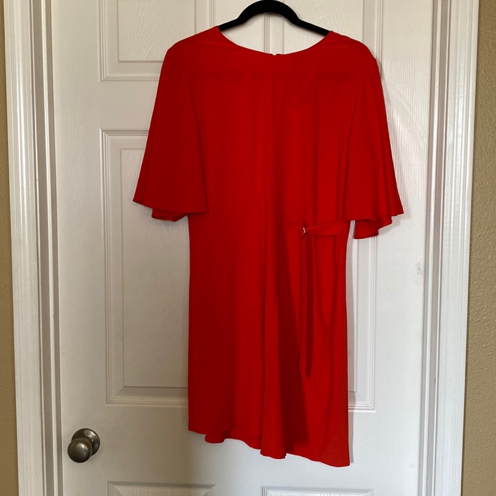 Topshop coral dress